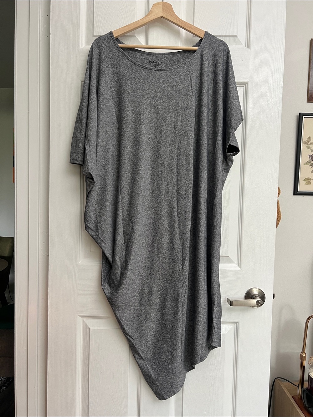 Athleta Sunlover Asymmetrical Dress in Gray